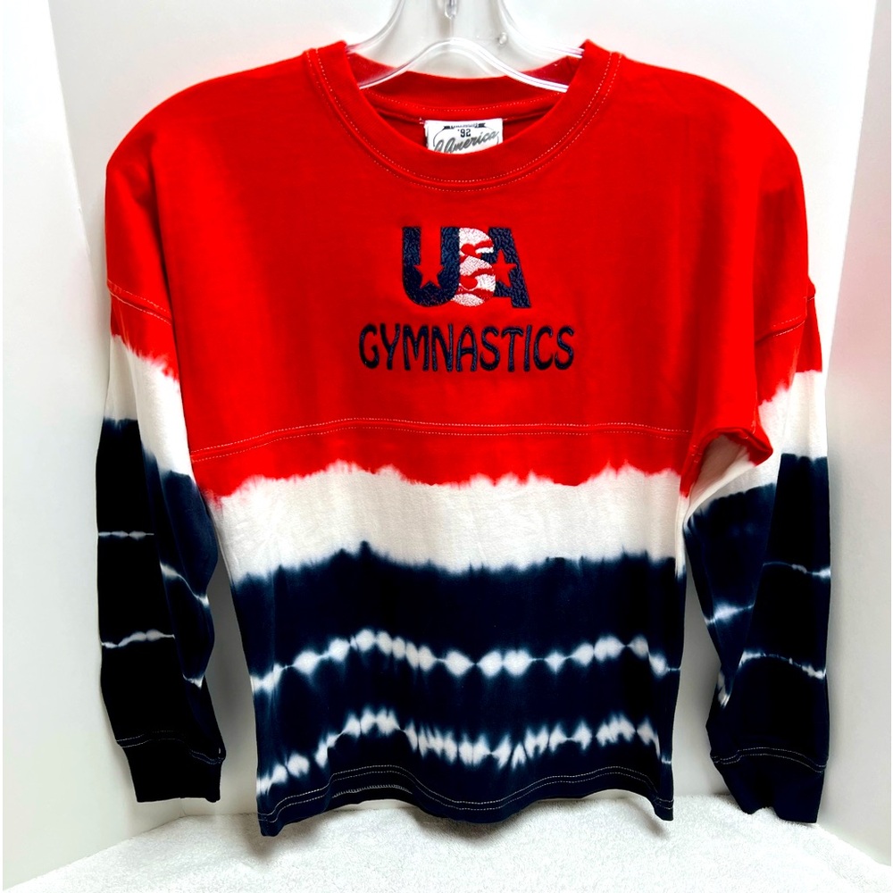 Long sleeve J America Red white and Blue